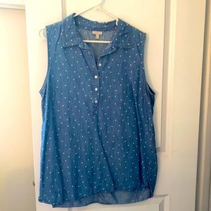 Women’s talbots denim tank